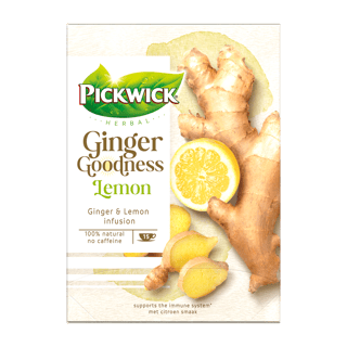 pickwick ginger goodness lemon packshot