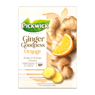 pickwick ginger goodness orange packshot