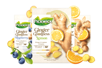 pickwick ginger goodness pakker